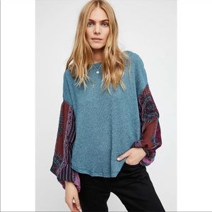 Free People blossom boho thermal top